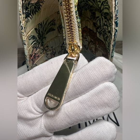 Brahmin Caroline Souvenir Ombre Melbourne Leather Satchel - Picture 4 of 13